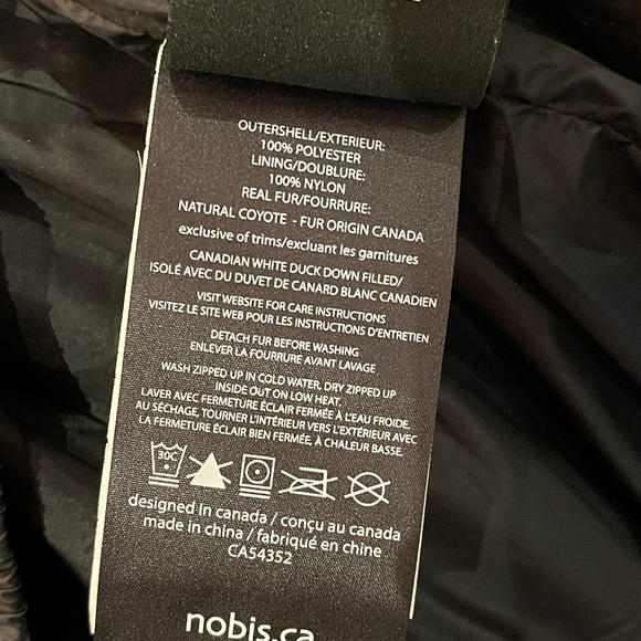 NWOT - Nobis Little Yatesy Kids Long Parka in Navy size Small 5/6, New! … - Picture 10 of 13